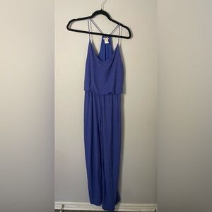 Rolla Coaster V-neck Jumpsuit purple size Medium